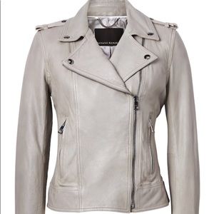 New $500 Leather Jacket Banana Republic